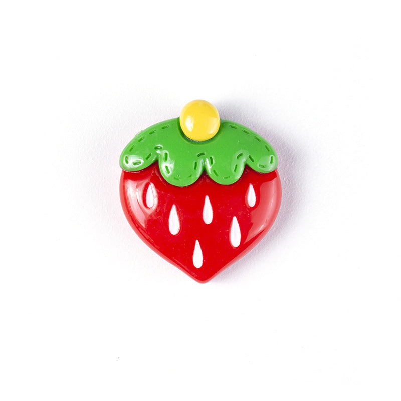 Smiley Strawberry Animal Character