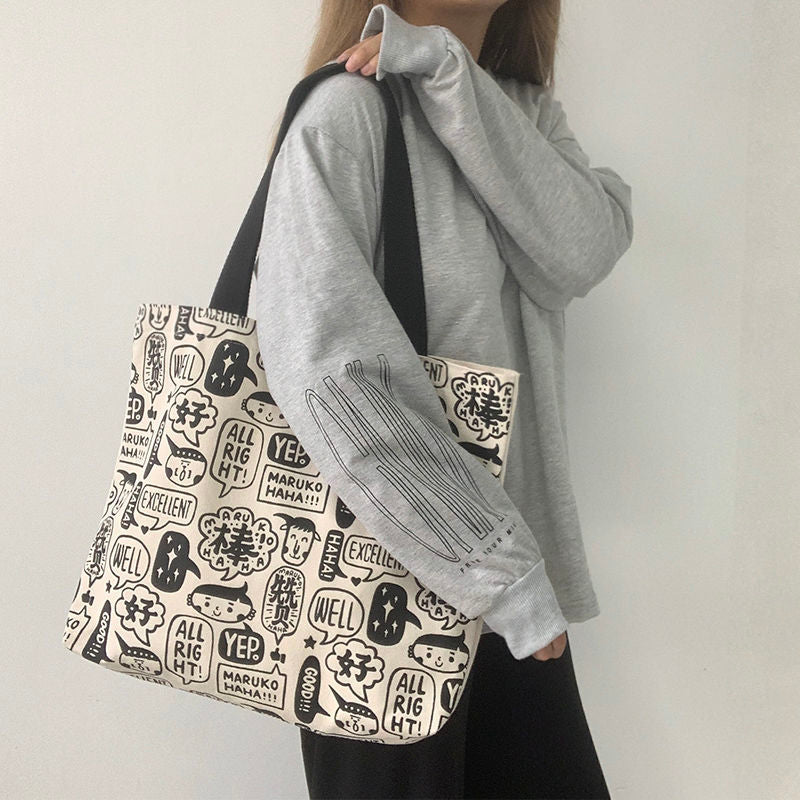 [Live Picking] 4 Sizes Totes Many Different Designs Canvas Bag Shoulder Bags for Women Chain HandBag Open Zipper With Different Designs