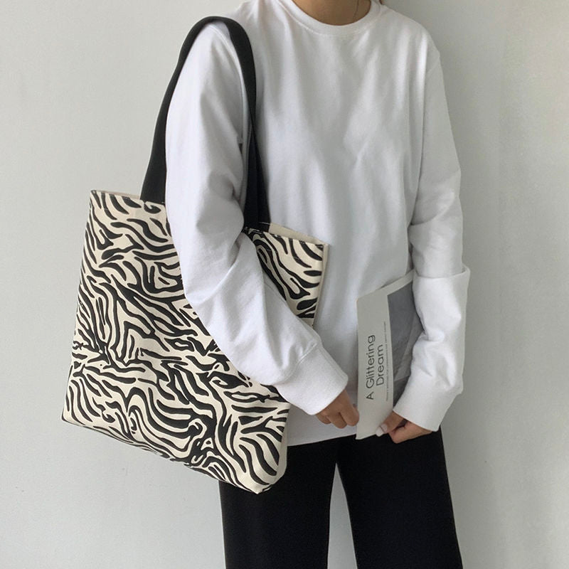 [Live Picking] 4 Sizes Totes Many Different Designs Canvas Bag Shoulder Bags for Women Chain HandBag Open Zipper With Different Designs