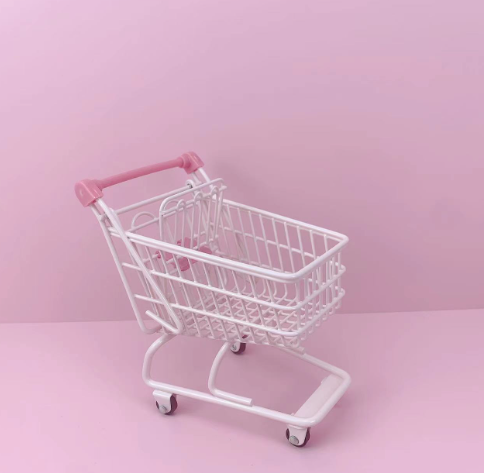 【Empty Cart and Basket】mini size of trolley and basket mini shopping cart