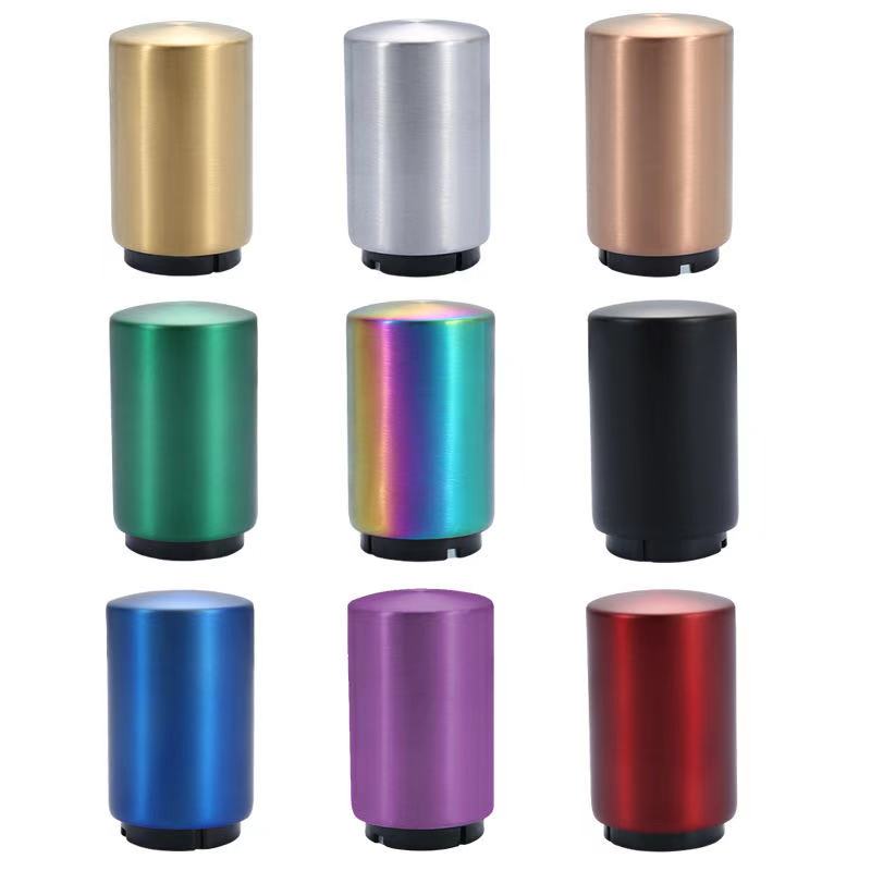 Beer Bottle Opener | Push Down and Pop Off Bottle Opener | Automatic Beer Top Popper | Magnetic Cap Catcher | Stainless Steel | Glass Soda Bottle Decapitator | Fun to Use |