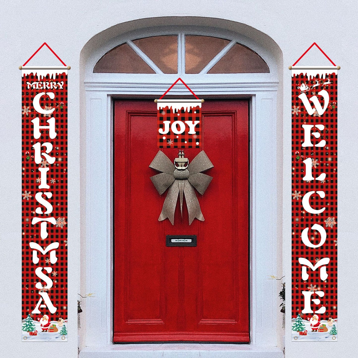 Christmas Decorations - Merry Christmas Banners Hanging