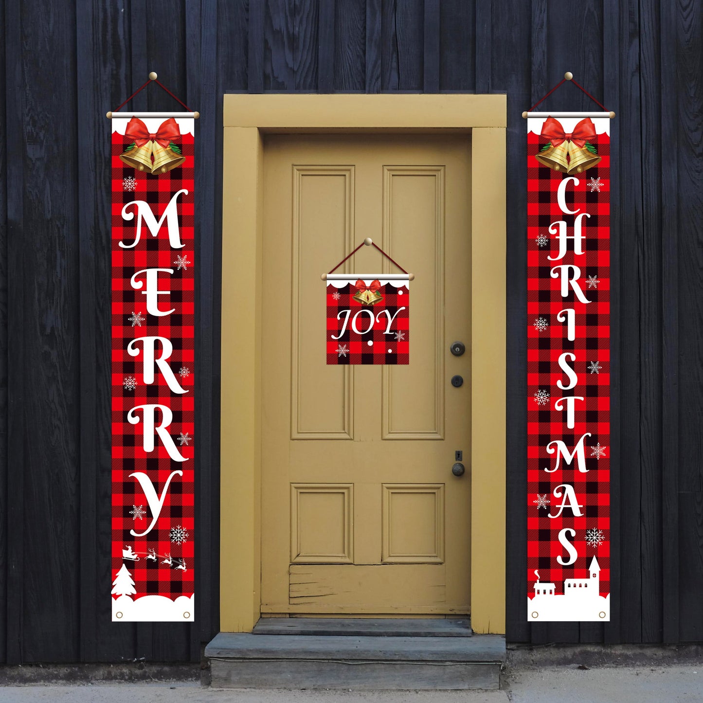 Christmas Decorations - Merry Christmas Banners Hanging