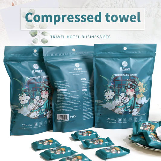 【Compressed Towels】Portable Towels for Travel Camping Hiking, Disposable Durable Candy-Like Mini Size Towels for Daily Used
