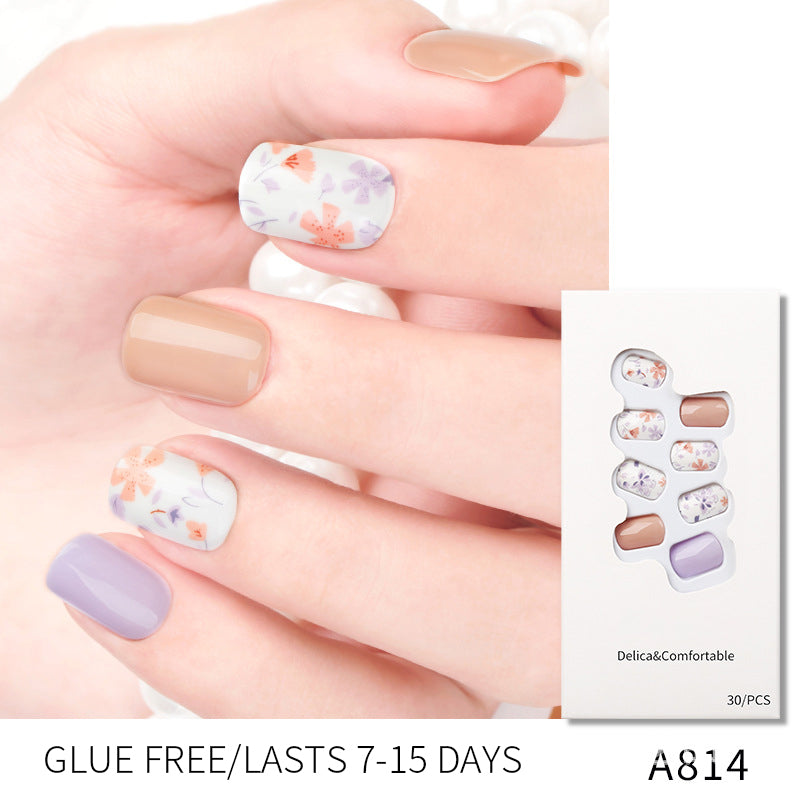 Abnehmbar tragbar Entfernen Sie leicht Frauen-modernen kurzen Nagel 30pcs/set