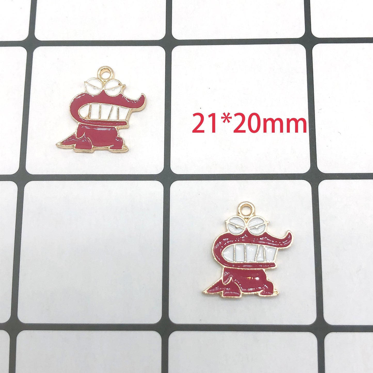 Crayon Shin-chan Metal Charms Earrings Accessories Pendant Accessories DIY