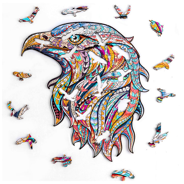 Holzpuzzles - Außerirdisches Tierpuzzle Tierisches Holzpuzzle in einzigartiger Form, das beste Geschenk für Erwachsene und Kinder, Familienspielsammlung