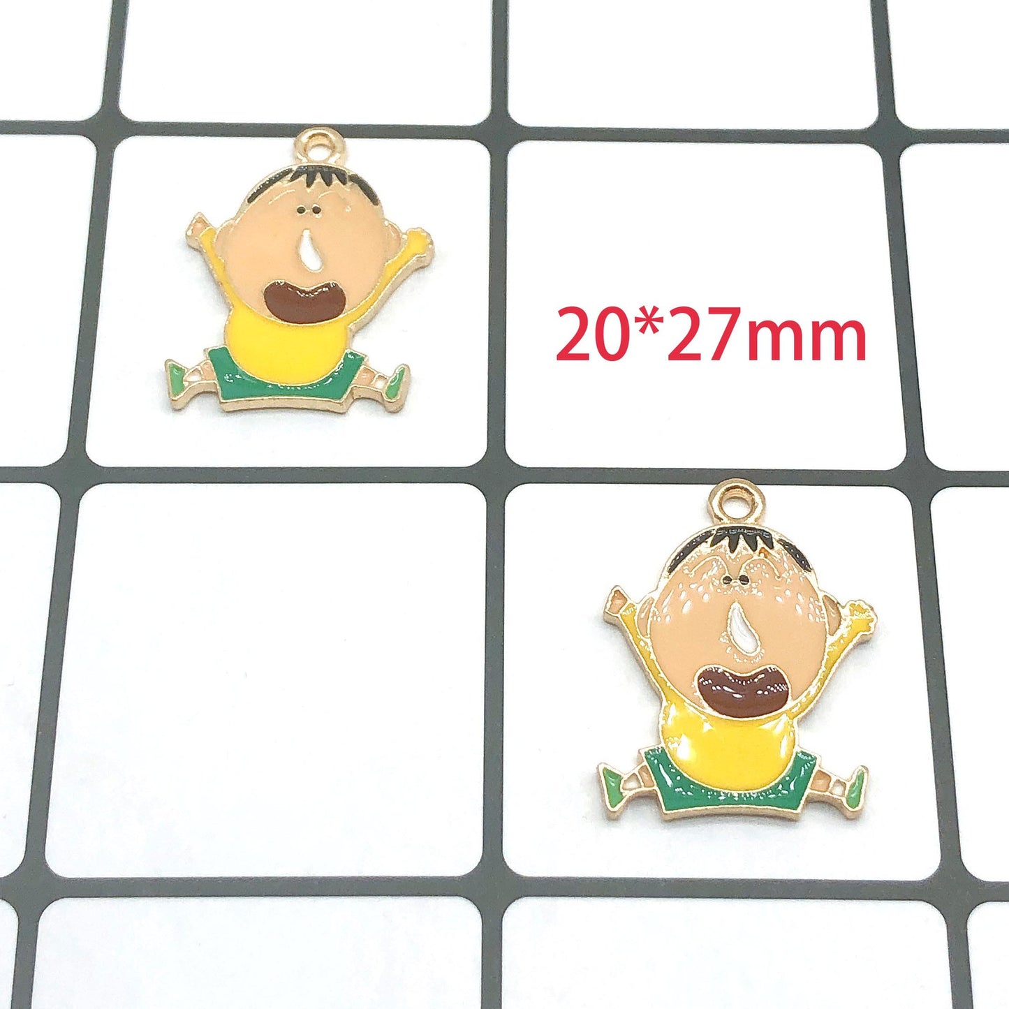 Crayon Shin-chan Metal Charms Earrings Accessories Pendant Accessories DIY