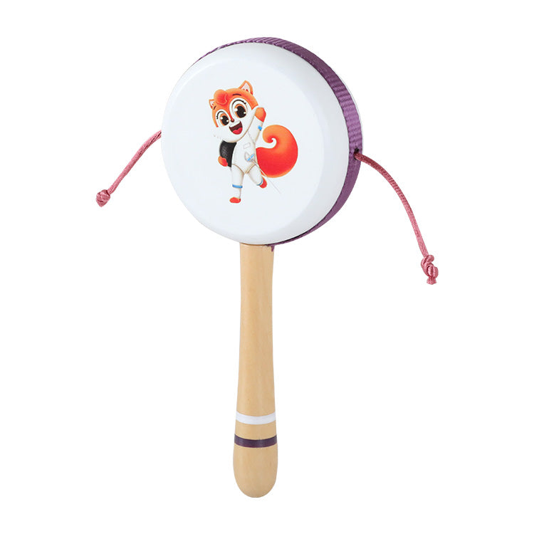 Baby Rattle Drum Toddler Musical Instruments Sets Educational Wood Toys with Storage Box for Boys and Girls