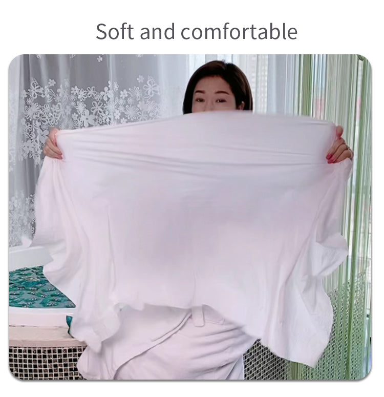 iLilace Disposable Large Coin 70x140cm Bath Towel White Soft Bath Wipe Portable And Breathable Thick Bath Cloths For Travel Hotel Business Trip