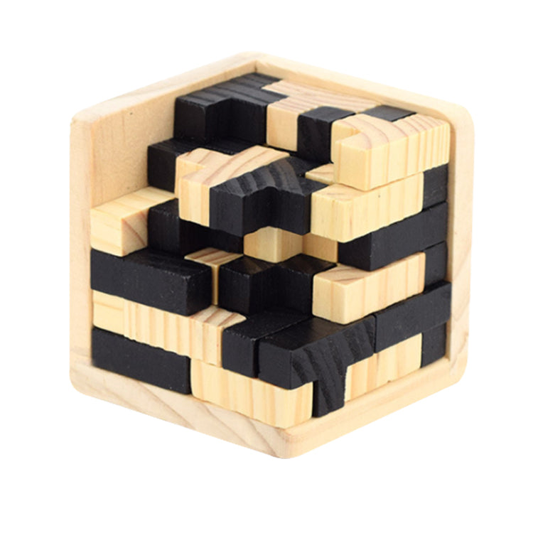 Sharp Brain Zoneのオリジナル3D木製頭の体操パズル。天才スキルビルダーのT字ピース。子供から大人まで楽しめる知育玩具。ギフト デスク パズル (オリジナル)