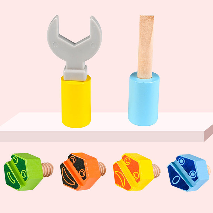 Schraubenblock - Mehrfarbiges Zuordnungsspiel für Kinder, klassisches Spielzeug zur Entwicklung von Gedächtnis und sensorischen Fähigkeiten für Kleinkinder