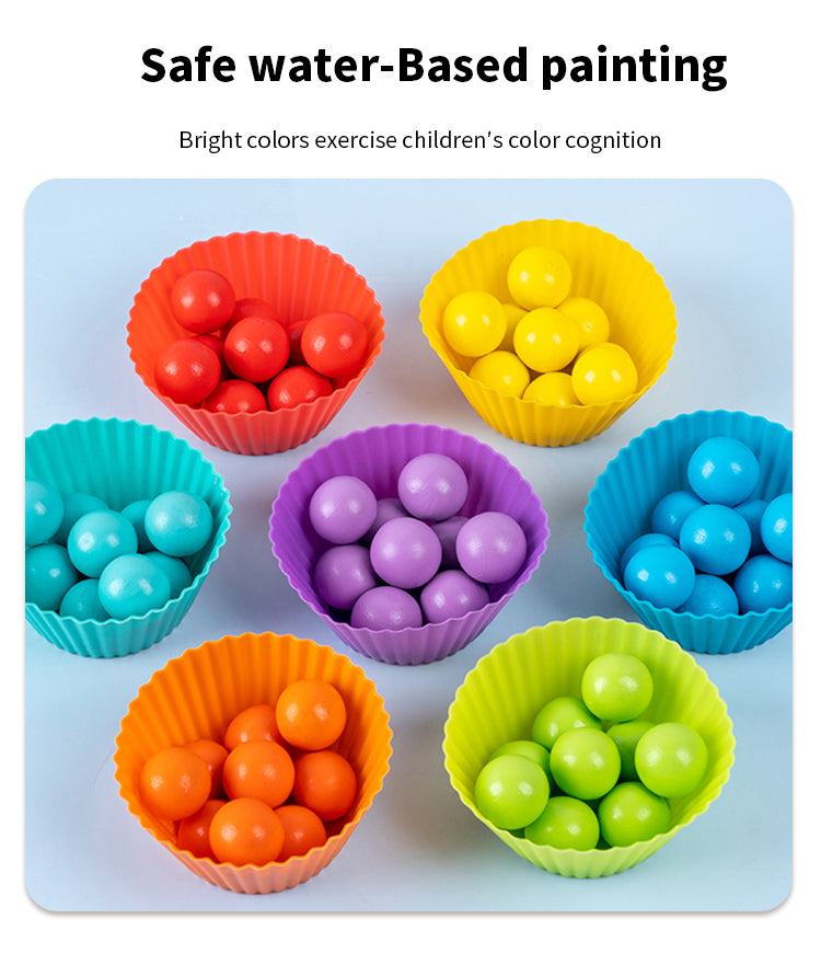 Clip Bead Number Pairing Game 3D Puzzles Wooden Early Educational Eltern-Kind-Interaktionsspiel für Kinder