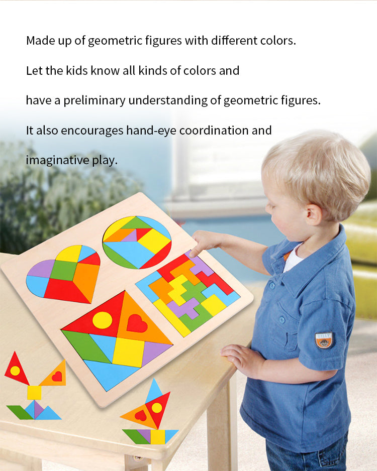 Spielzeug Kinder Neues Puzzle Holzfigur Kognitives Puzzle Puzzle Frühes Lernen Bausteine Spielzeug