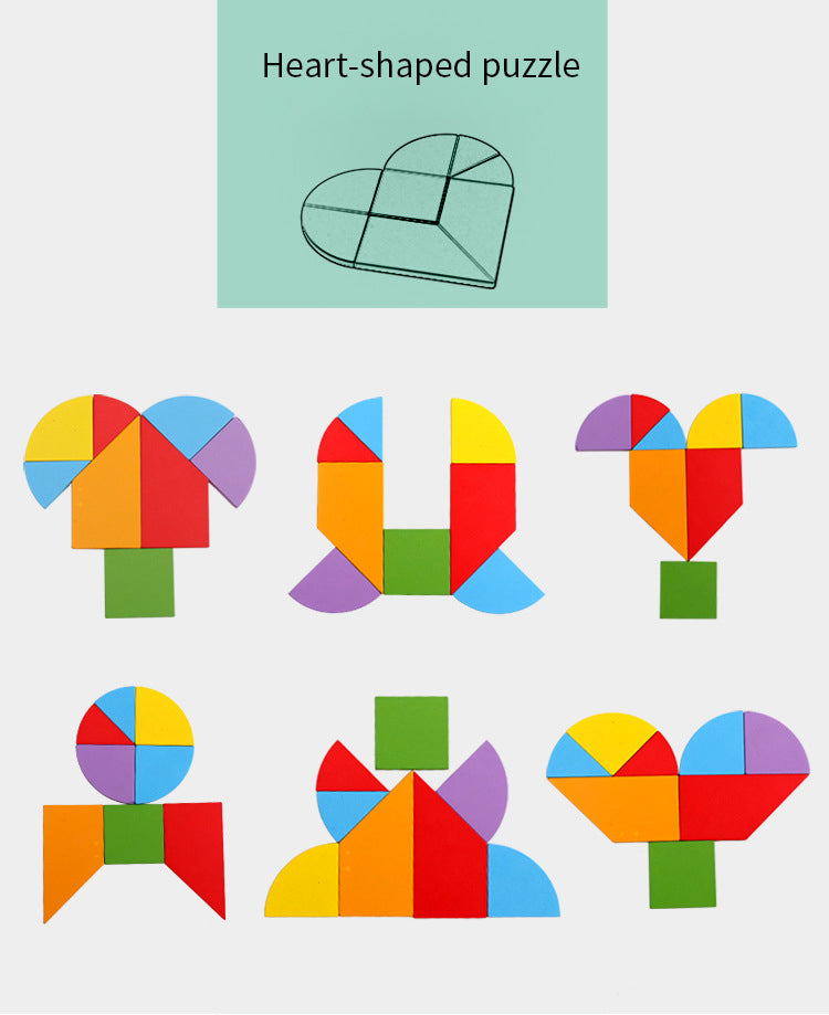 Spielzeug Kinder Neues Puzzle Holzfigur Kognitives Puzzle Puzzle Frühes Lernen Bausteine Spielzeug