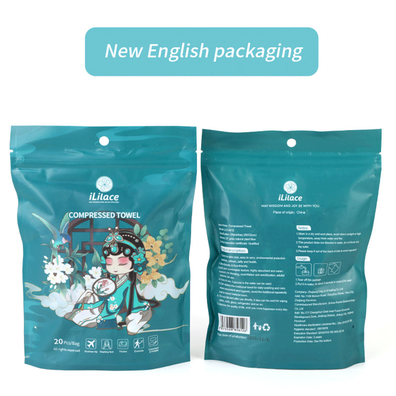 Compressed Towels1 Pack(20pcs) , Compressed Towels for Camping, Compressed Cotton Candy-Like Mini Towel, Disposable Face Compressed Towels, Camping Towels, Sports,20PCS(28×28cm)