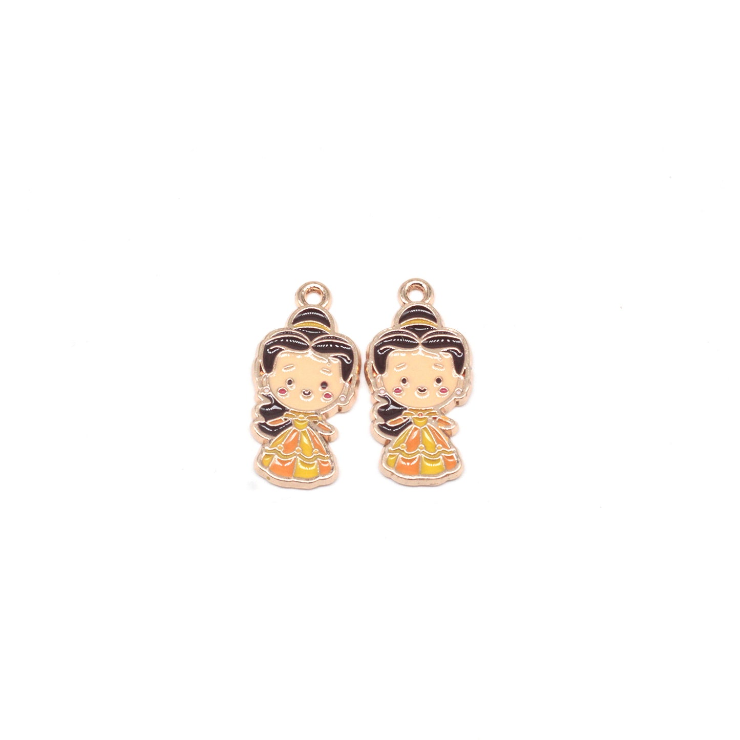 Princess Metal Charms Earrings Accessories Pendant Accessories DIY