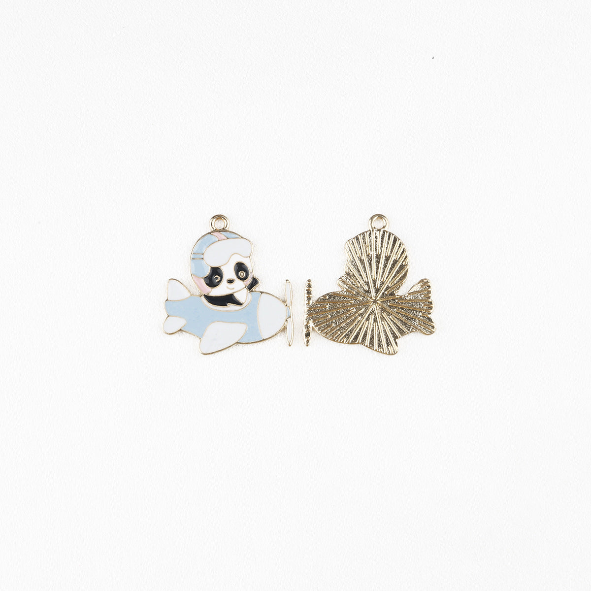 Panda Metal Charms Earrings Accessories Pendant Accessories DIY