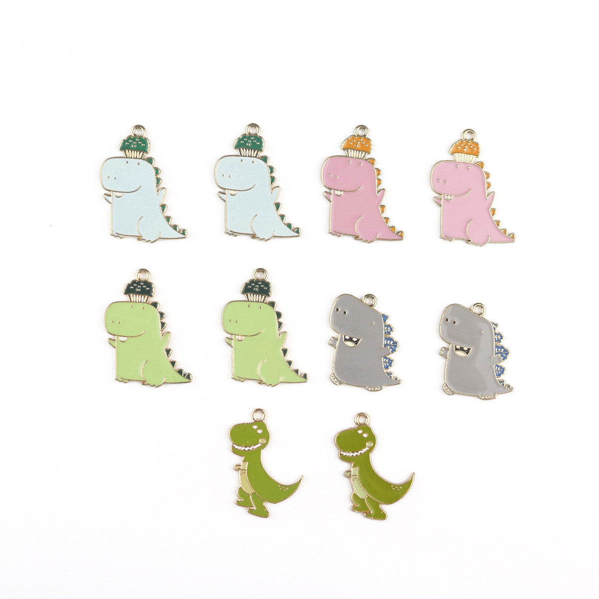 Dinosaur Metal Charms Earrings Accessories Pendant Accessories DIY
