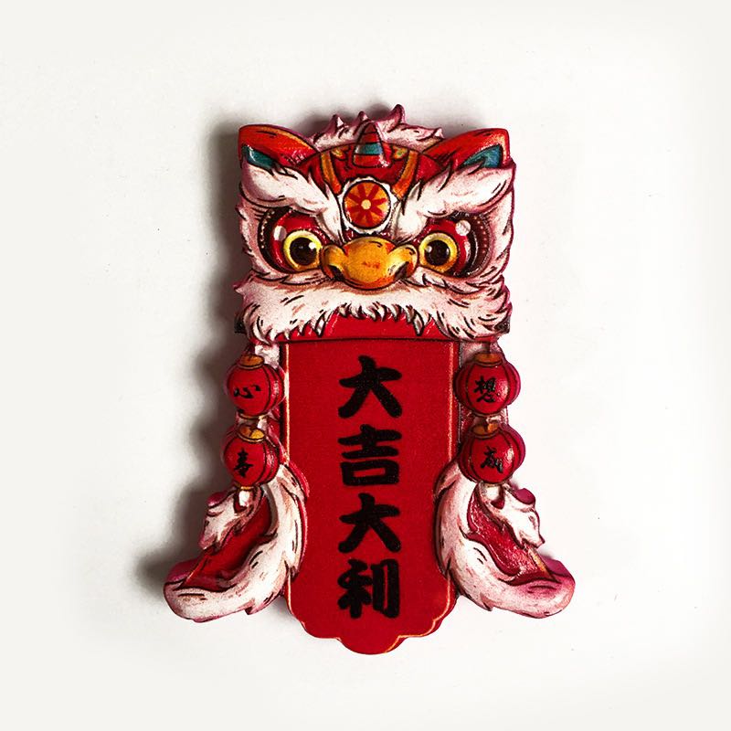 Refrigerator Magnet Resin Painting