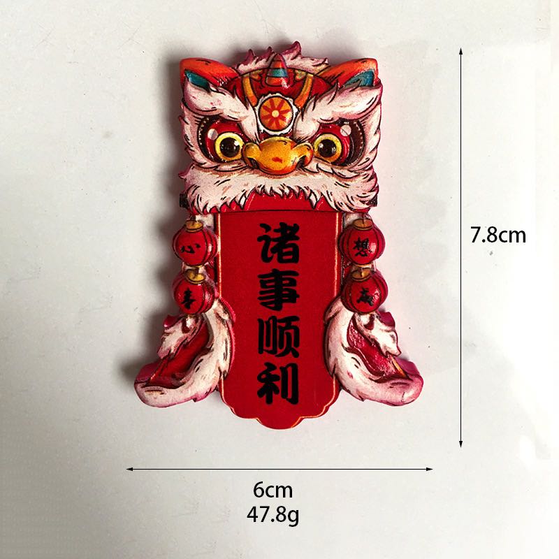 Refrigerator Magnet Resin Painting