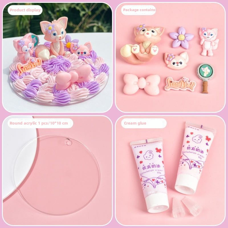 Cream Glue Glue DIY Phone Holder Material Kit Handmade