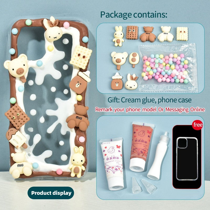 Simulation Fake Whipped Cream Glue Glue DIY Phone Case Material Kit