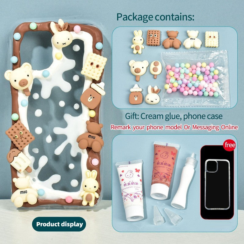 Cream Glue Glue DIY Phone Holder Material Kit Handmade