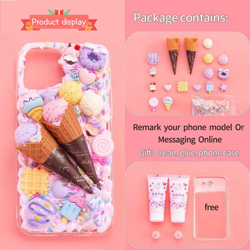 Simulation Fake Whipped Cream Glue Glue DIY Phone Case Material