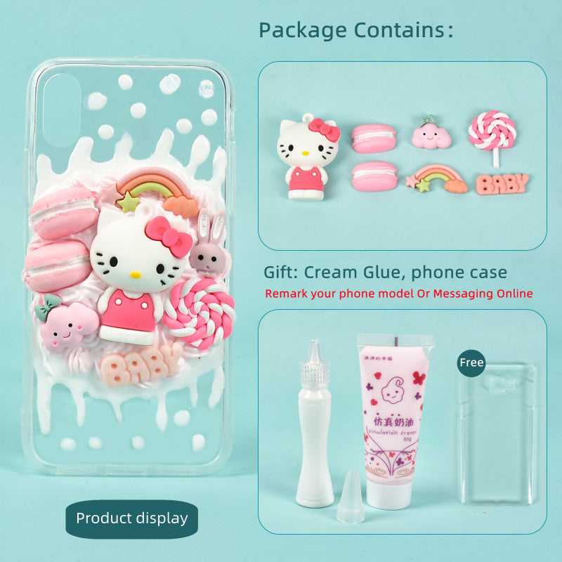 Simulation Fake Whipped Cream Glue Glue DIY Phone Case Material Kit