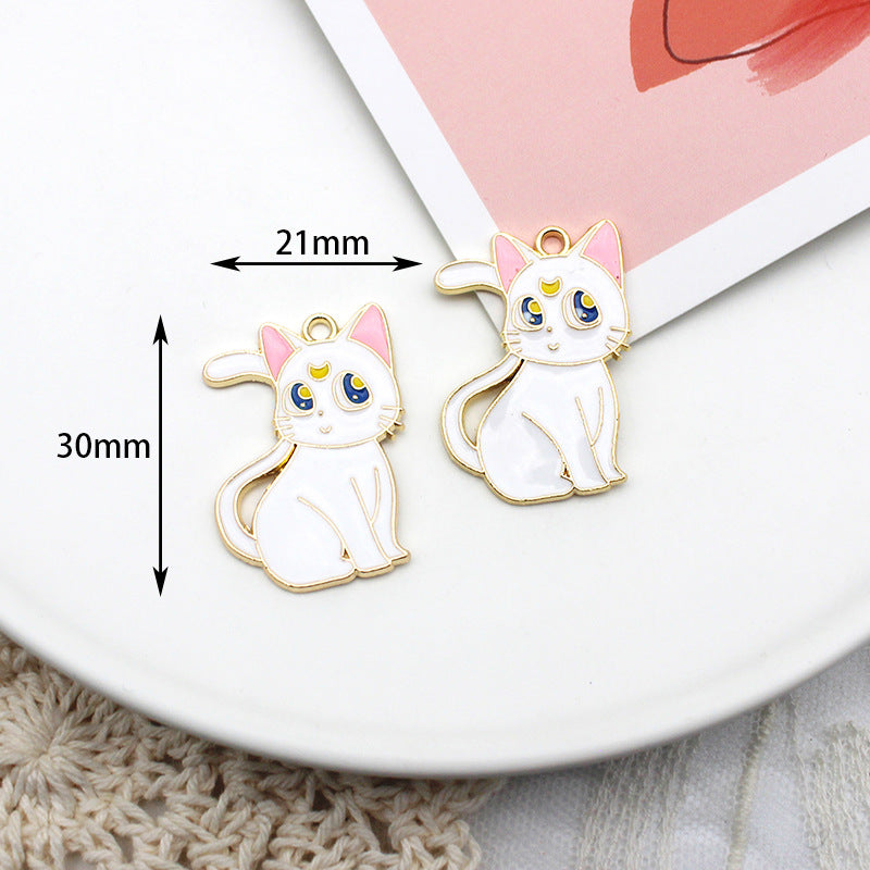 Salor Moon Metal Charms Earrings Accessories Pendant Accessories DIY