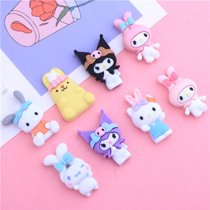 Sanrio Kollektionen Minicharms Phonecase Dekorationen My melody Kuromi