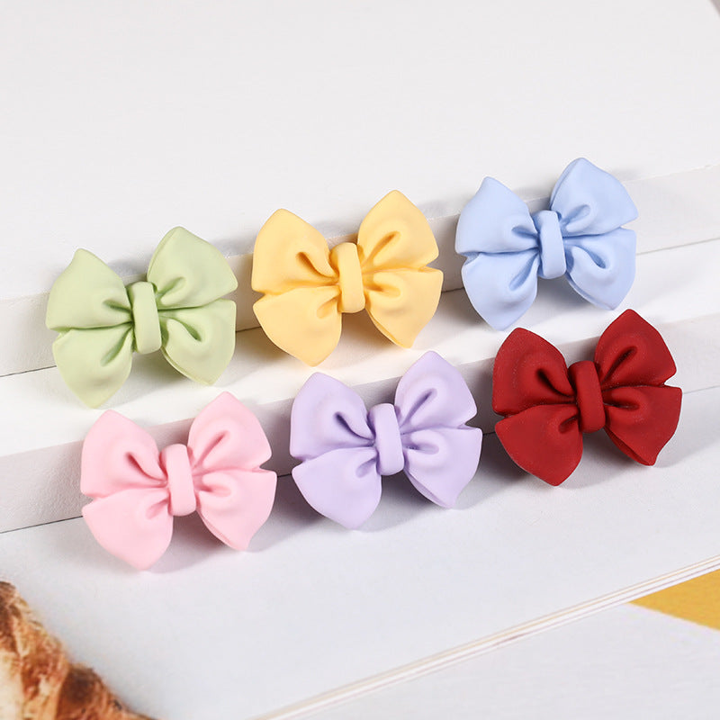 RANDOM MIXED CUTIE BOW KNOT RESIN MINI CHARM