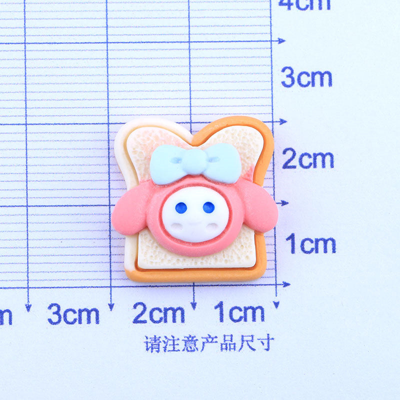 Cute Animals On Toast Tiny Tood Charms Diy