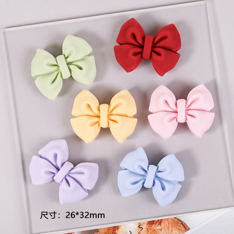 RANDOM MIXED CUTIE BOW KNOT RESIN MINI CHARM