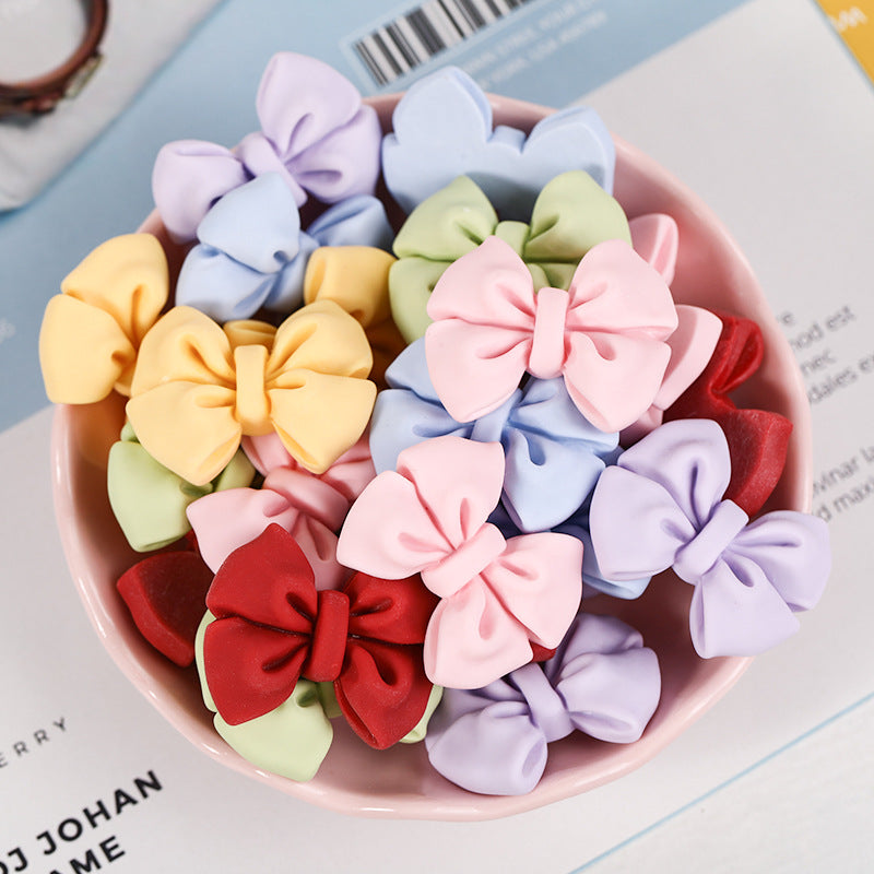 RANDOM MIXED CUTIE BOW KNOT RESIN MINI CHARM