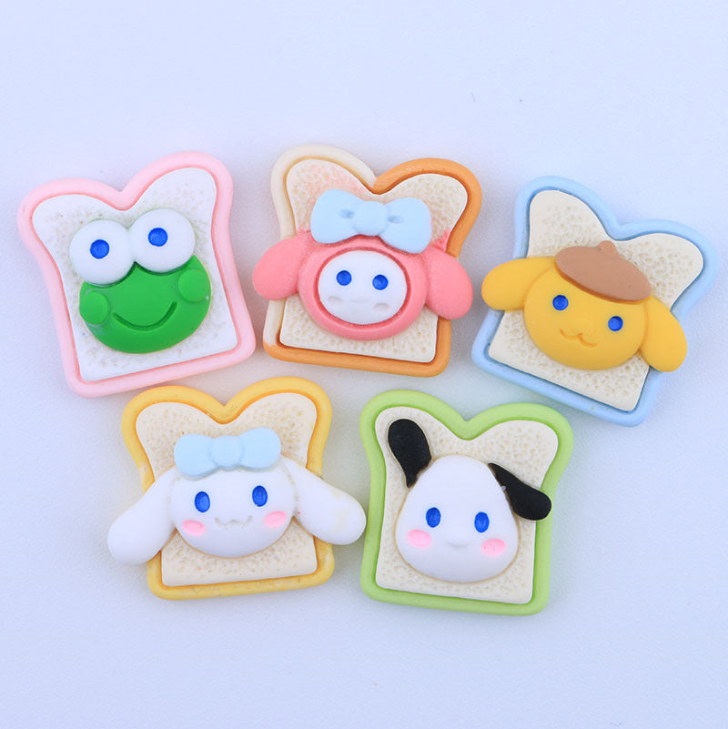 Cute Animals On Toast Tiny Tood Charms Diy