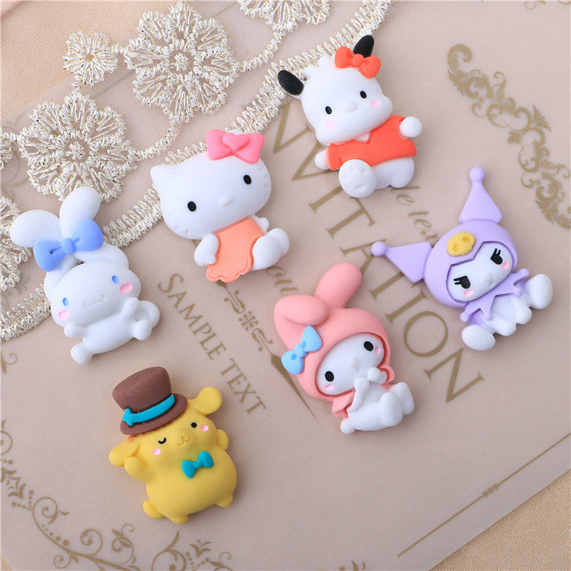 Sanrio Kollektionen Minicharms Phonecase Dekorationen My melody Kuromi