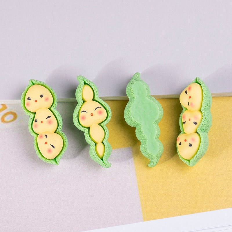 Peas pods Resin Accessories Cartoon Cut