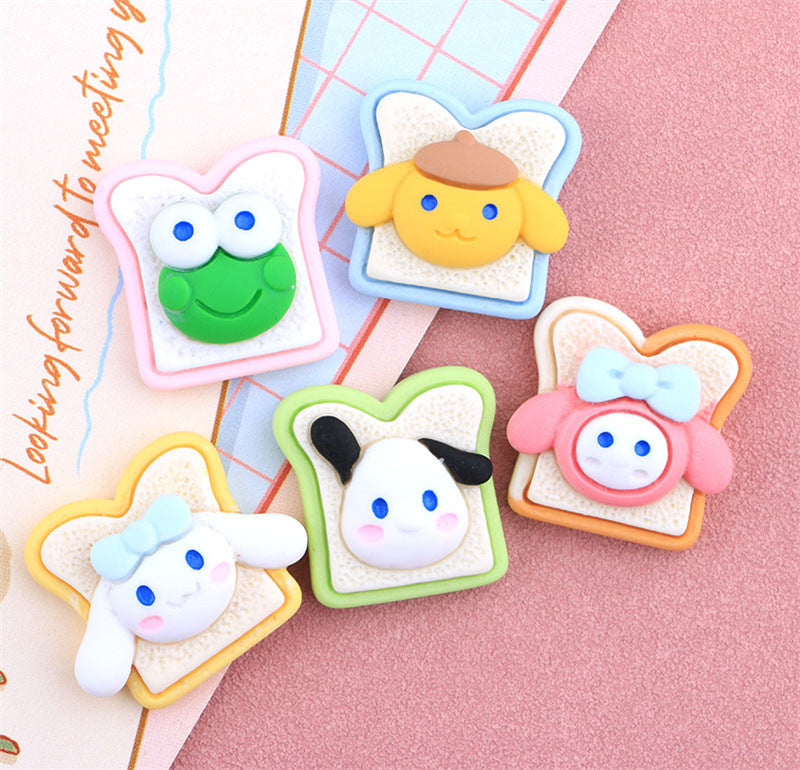 Cute Animals On Toast Tiny Tood Charms Diy