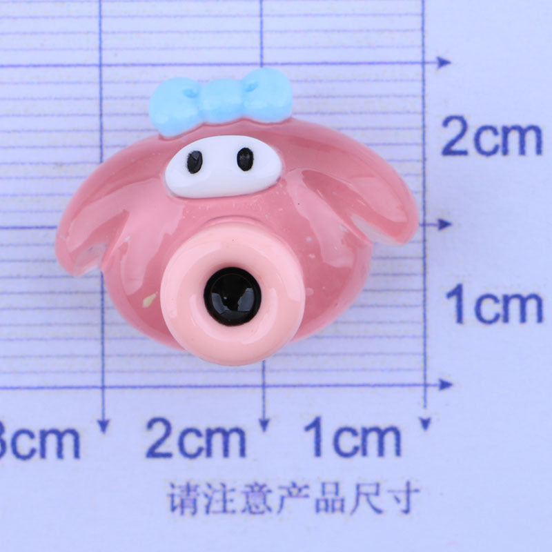 Translucent Cartoon Camera Animal Design