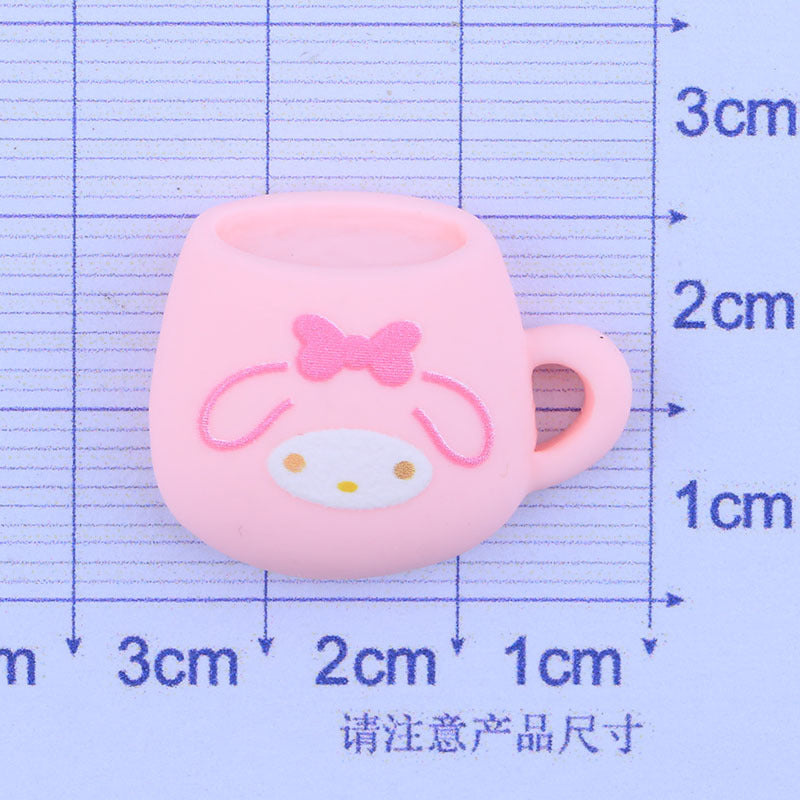 Sanrio Melody Kitchen Supplies Incredible Art Mixed Cartoon Minis Charm Teller Löffel Tasse