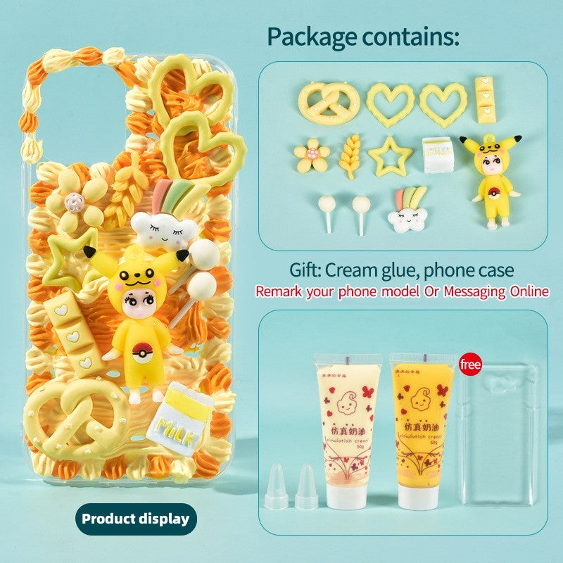 Simulation Fake Whipped Cream Glue Glue DIY Phone Case Material Kit