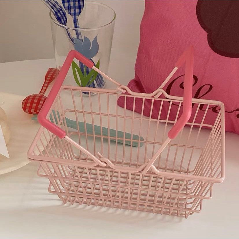 【Empty Cart and Basket】mini size of trolley and basket mini shopping cart