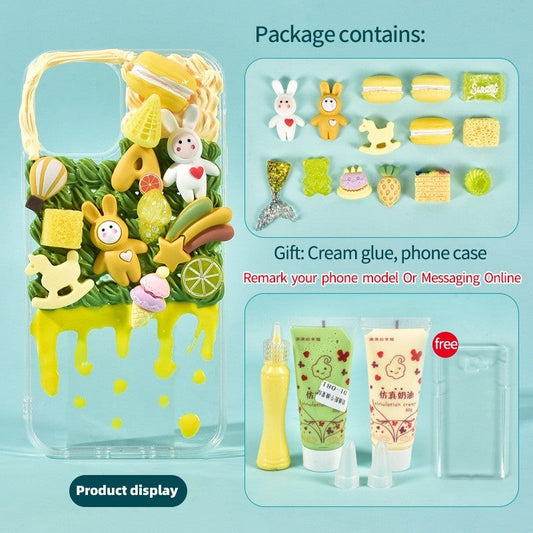 Cream Glue Glue DIY Phone Holder Material Kit Handmade