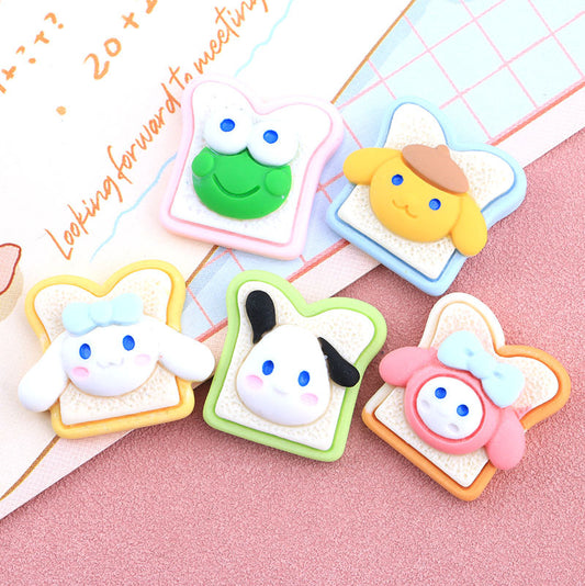 Cute Animals On Toast Tiny Tood Charms Diy